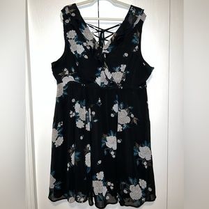 Torrid Floral Skater Dress